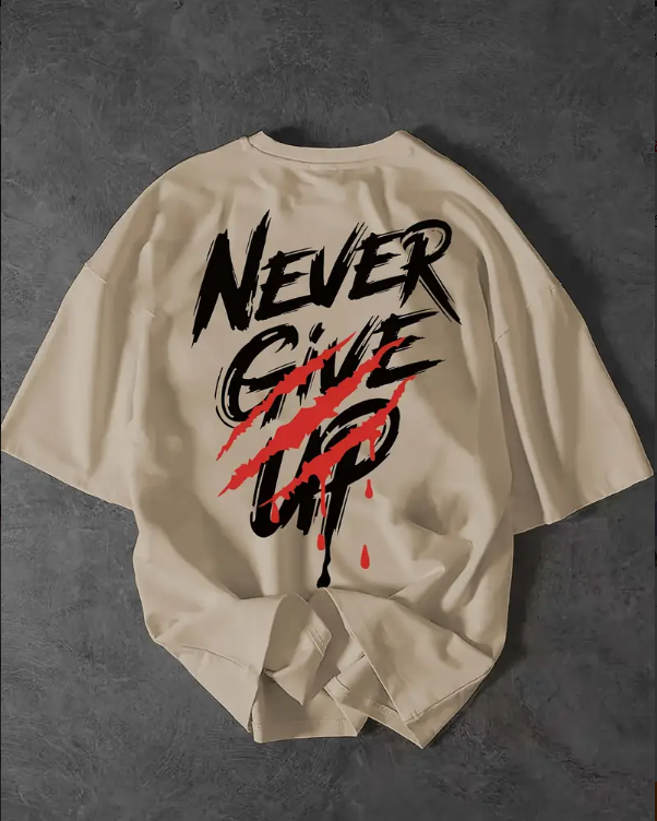 Tričko Never give Up